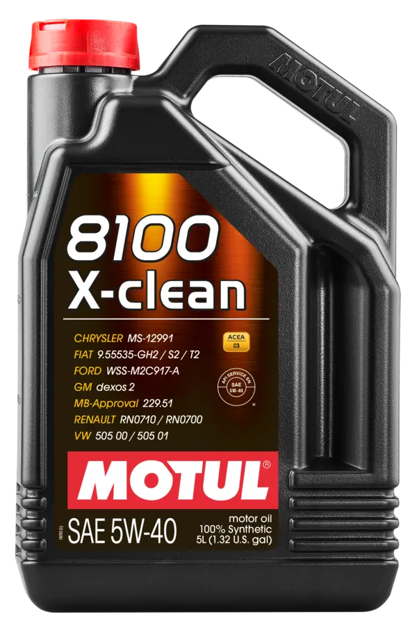 MOTUL 8100 X-CLEAN 5W-40 5L