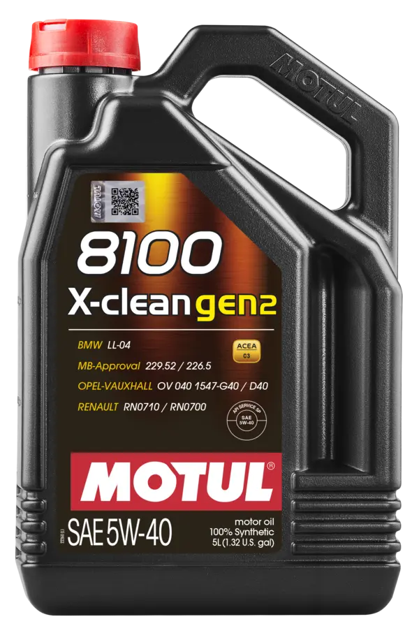 Oleo Motor Auto MOTUL 8100 X-CLEAN GEN2 5W-40 5L