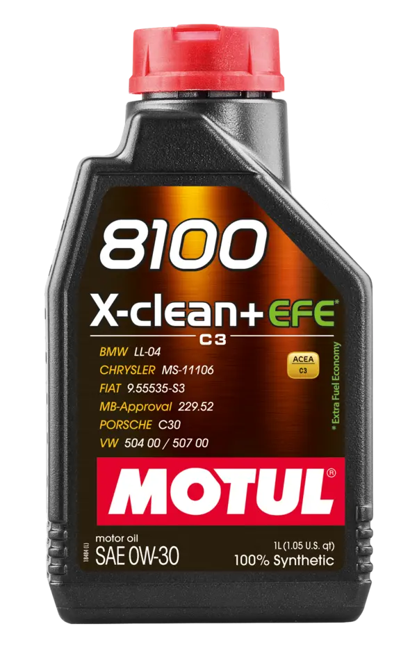 MOTUL 8100 X-CLEAN+ EFE 0W-30 1L