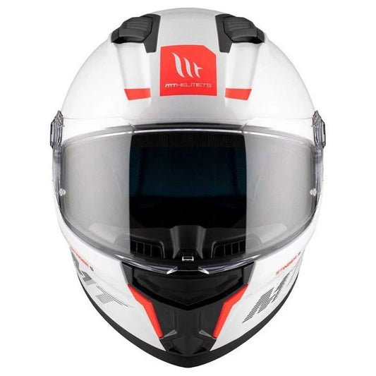 Capacete Integral MT Helmets Stinger 2 - Branco Pérola Brilhante