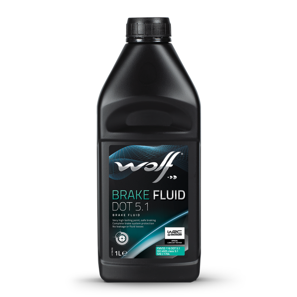 Oleo Travões WOLF BRAKE FLUID DOT 5.1 1L