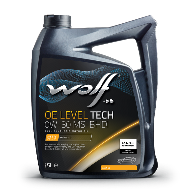 Oleo Motor Auto WOLF OE LEVELTECH 0W-30 MS-BHDI 5L
