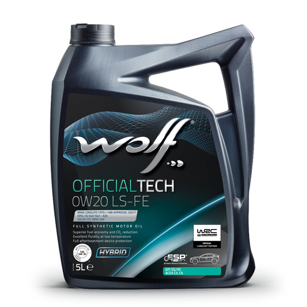 Oleo Motor Auto WOLF OFFICIALTECH 0W20 LS-FE 5L