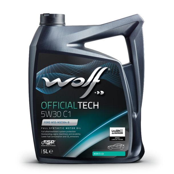 Oleo Motor Auto WOLF OFFICIALTECH 5W30 C1 5L