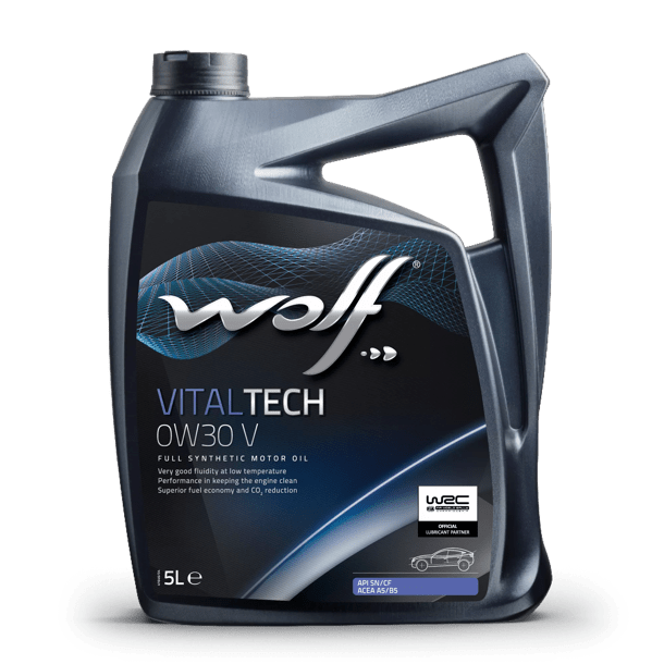 OLEO MOTOR AUTO WOLF VITALTECH 0W30 V 5L