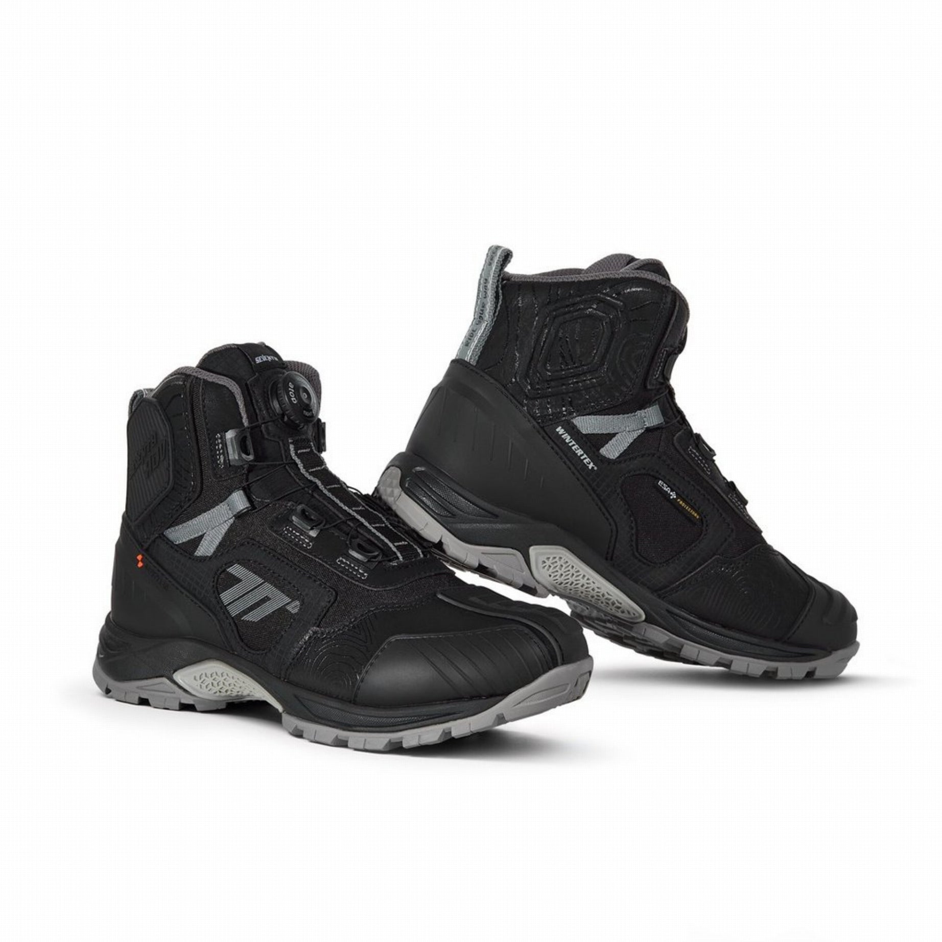 Botas de Estrada unissex SD-BA7 Preto-Cinza