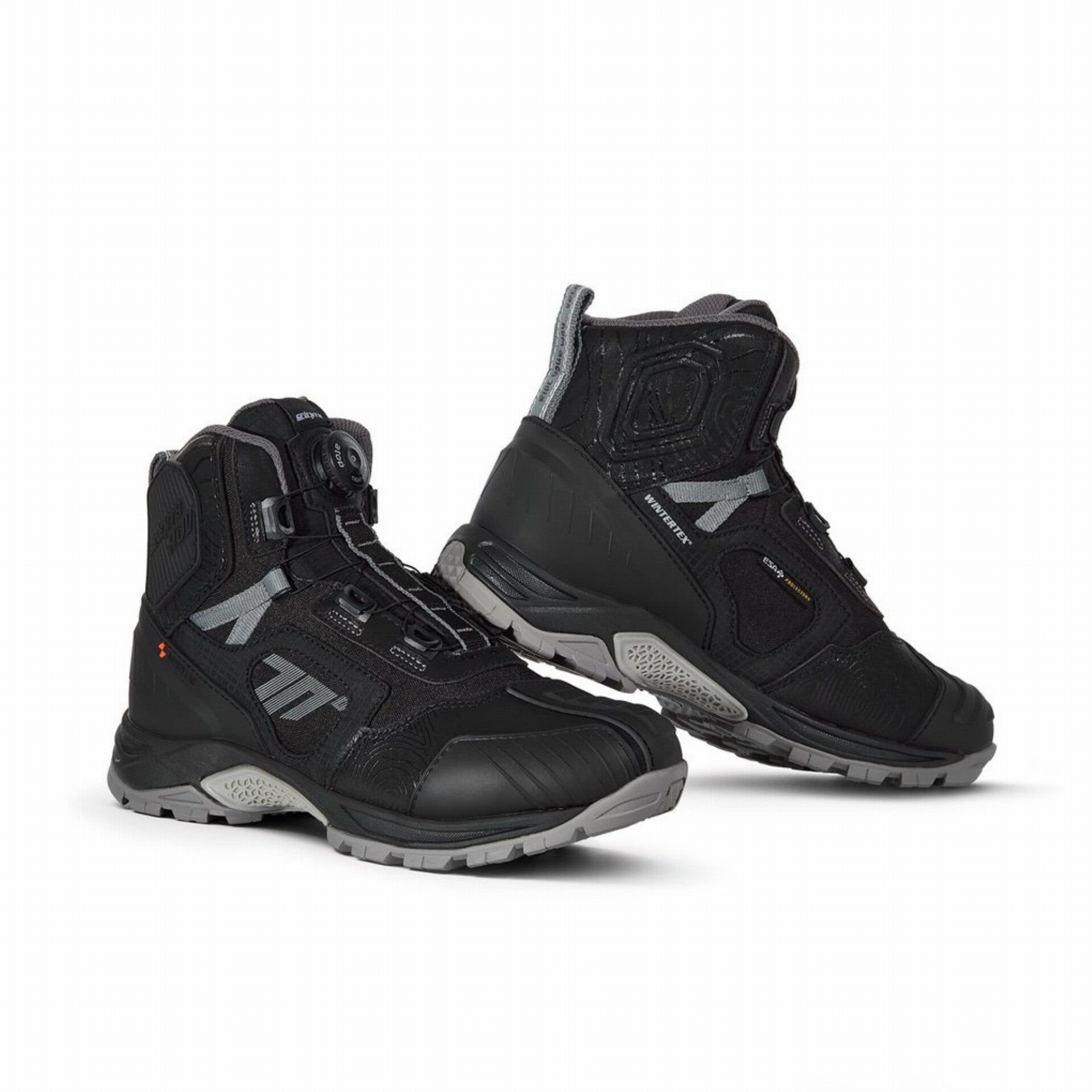Botas de Estrada unissex SD-BA7 Preto-Cinza