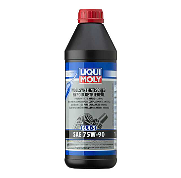 Óleo 100% sintético para Engre­na­gens Hipnoides (GL4/5) 75W-90 1L