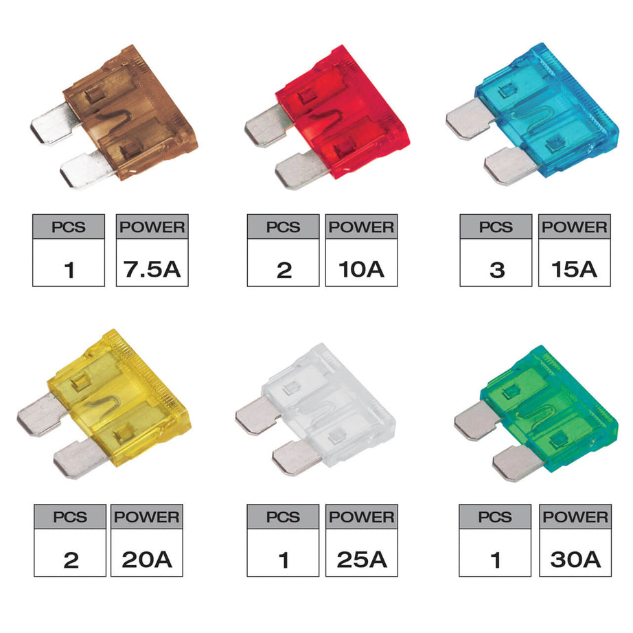 Fusíveis 10 PCS 12V