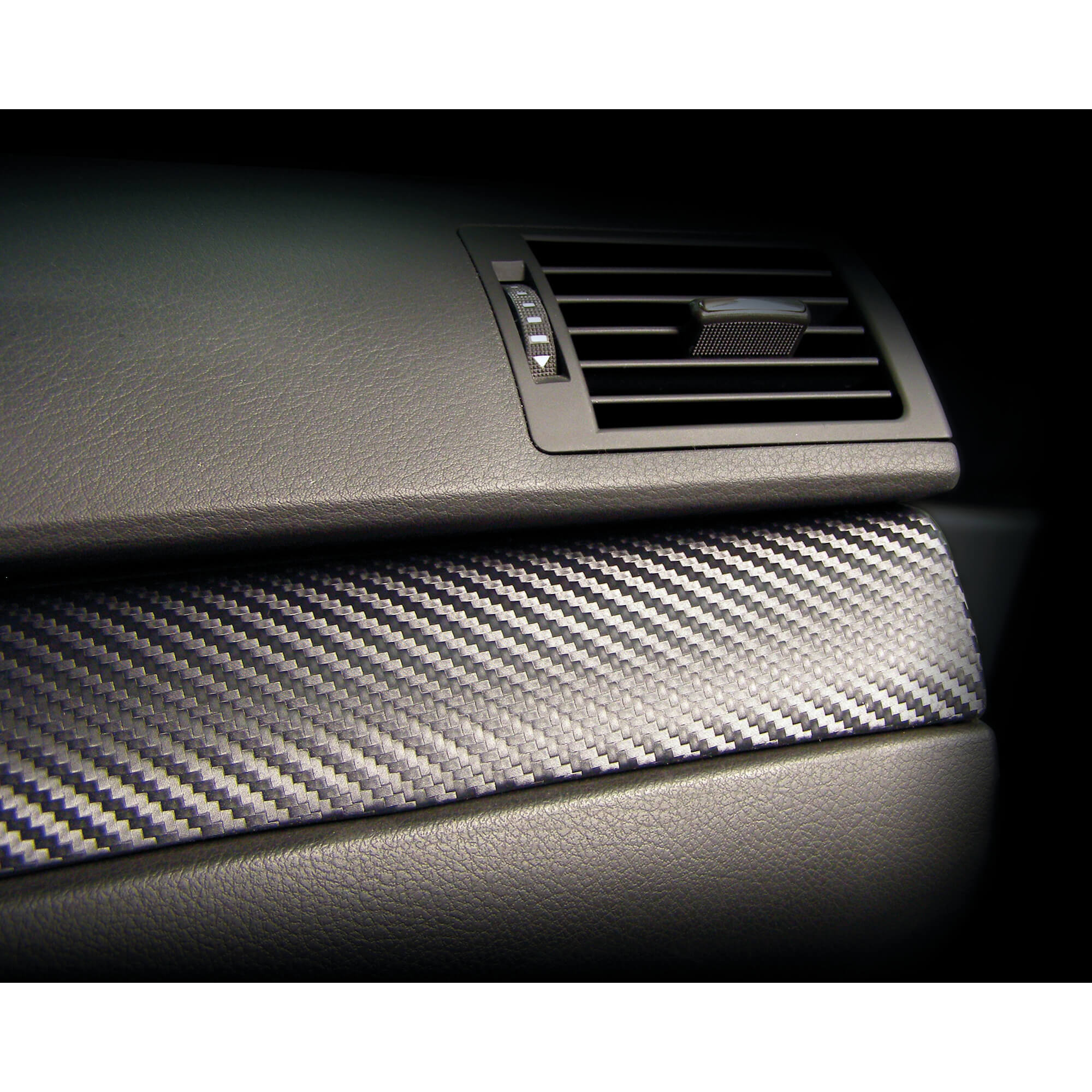 Pelicula Imitação Carbono Preta