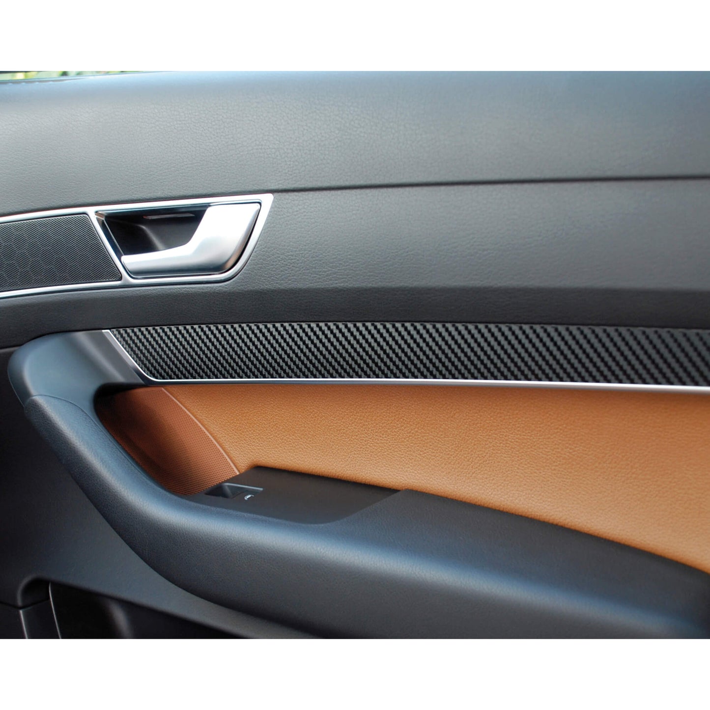 Pelicula Imitação Carbono Preta