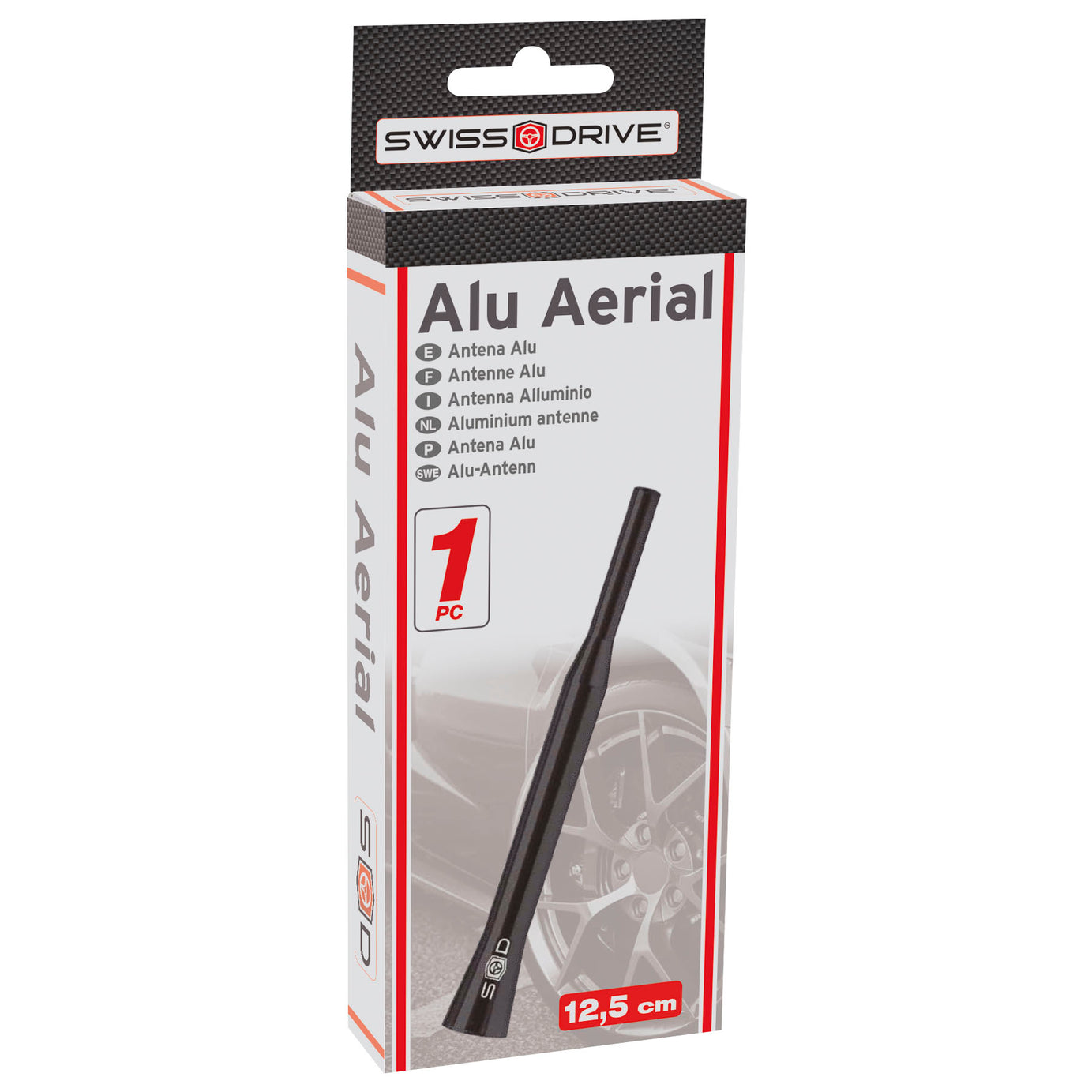 Antena Rádio Universal " Evo " Preta