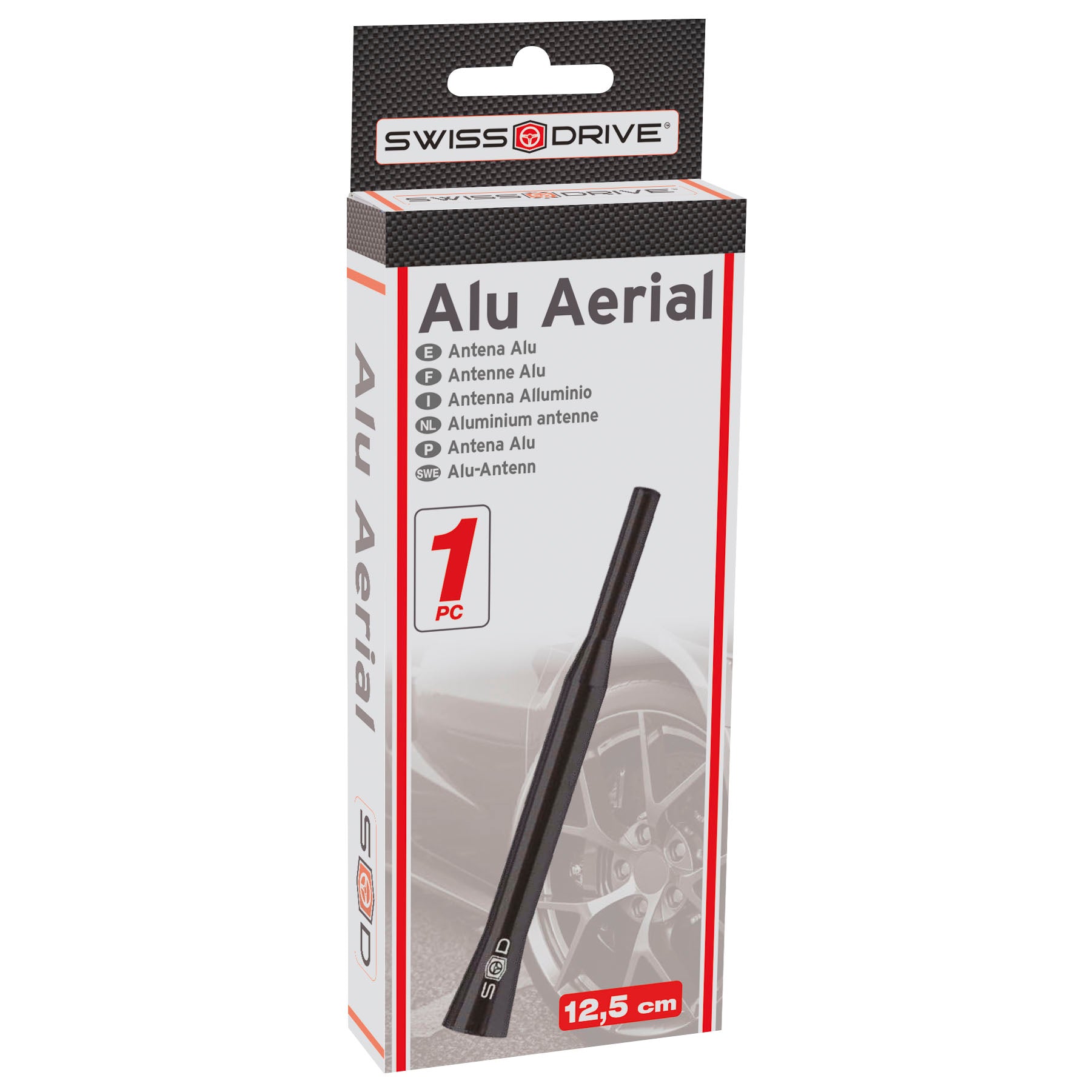 Antena Rádio Universal " Evo " Preta