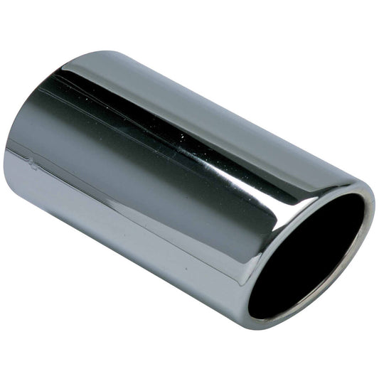 Ponteira Escape oval Universal RACE SPORT Int: 52 L: 170 Ext: 72x80