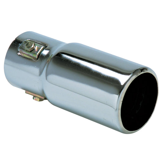 Ponteira Escape Redondo Universal RACE SPORT Int: 58 L: 145 Ext: 70