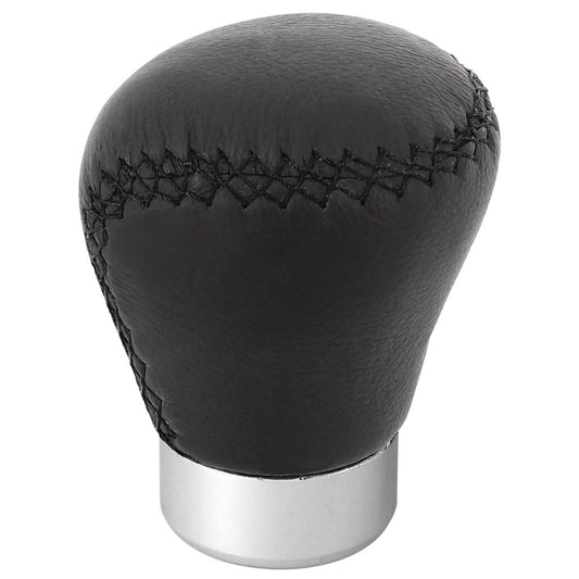 Manete Mudanças Auto (universal) RACE SPORT em Pele com costura em Linha Preta