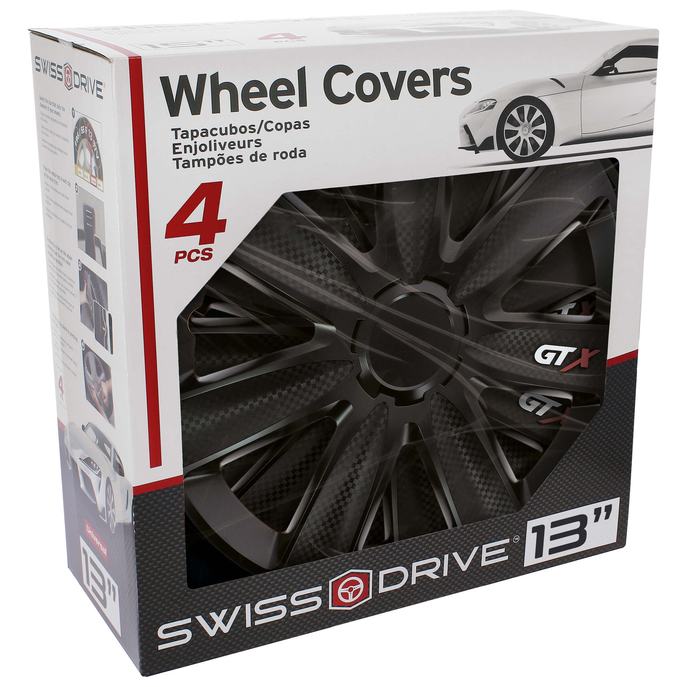 Tampão de Roda CARBON SILVER / BLACK