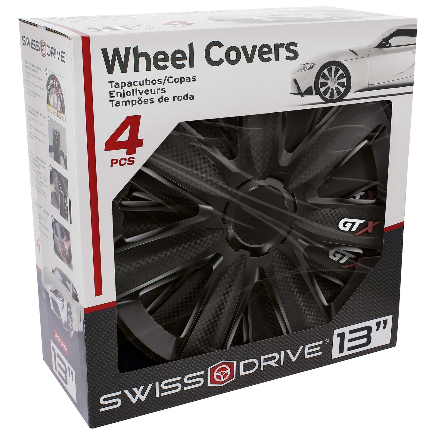 Tampão de Roda CARBON SILVER / BLACK