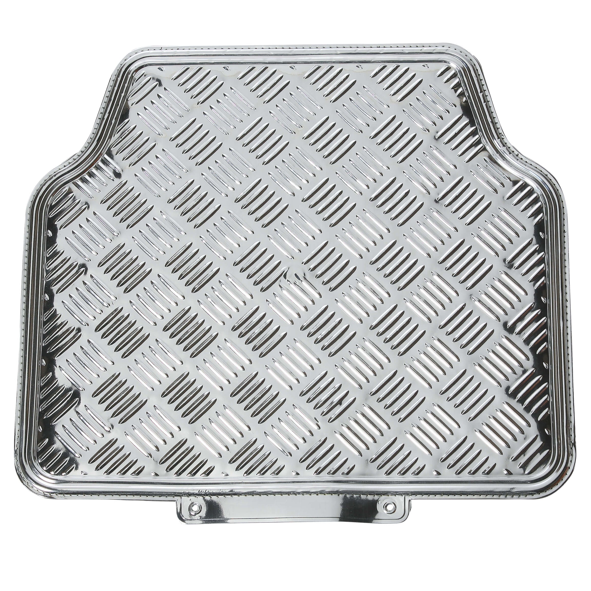 Tapete em PVC " Alumínio Prata "