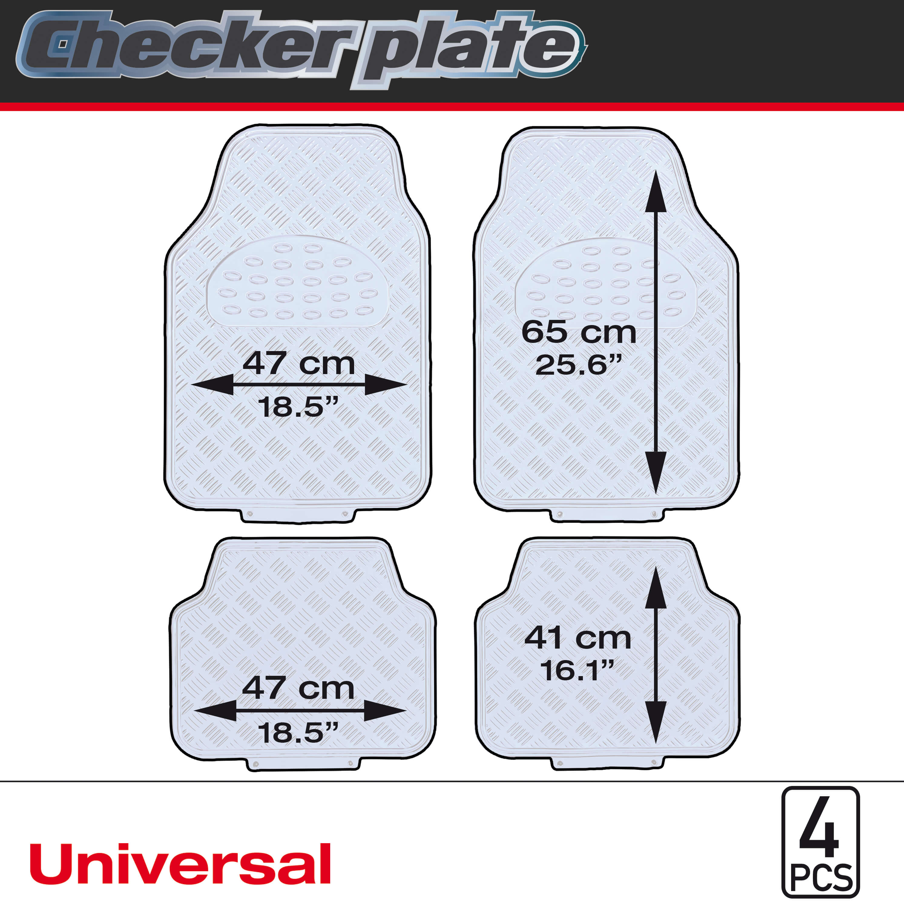 Tapete em PVC " Alumínio Azul "