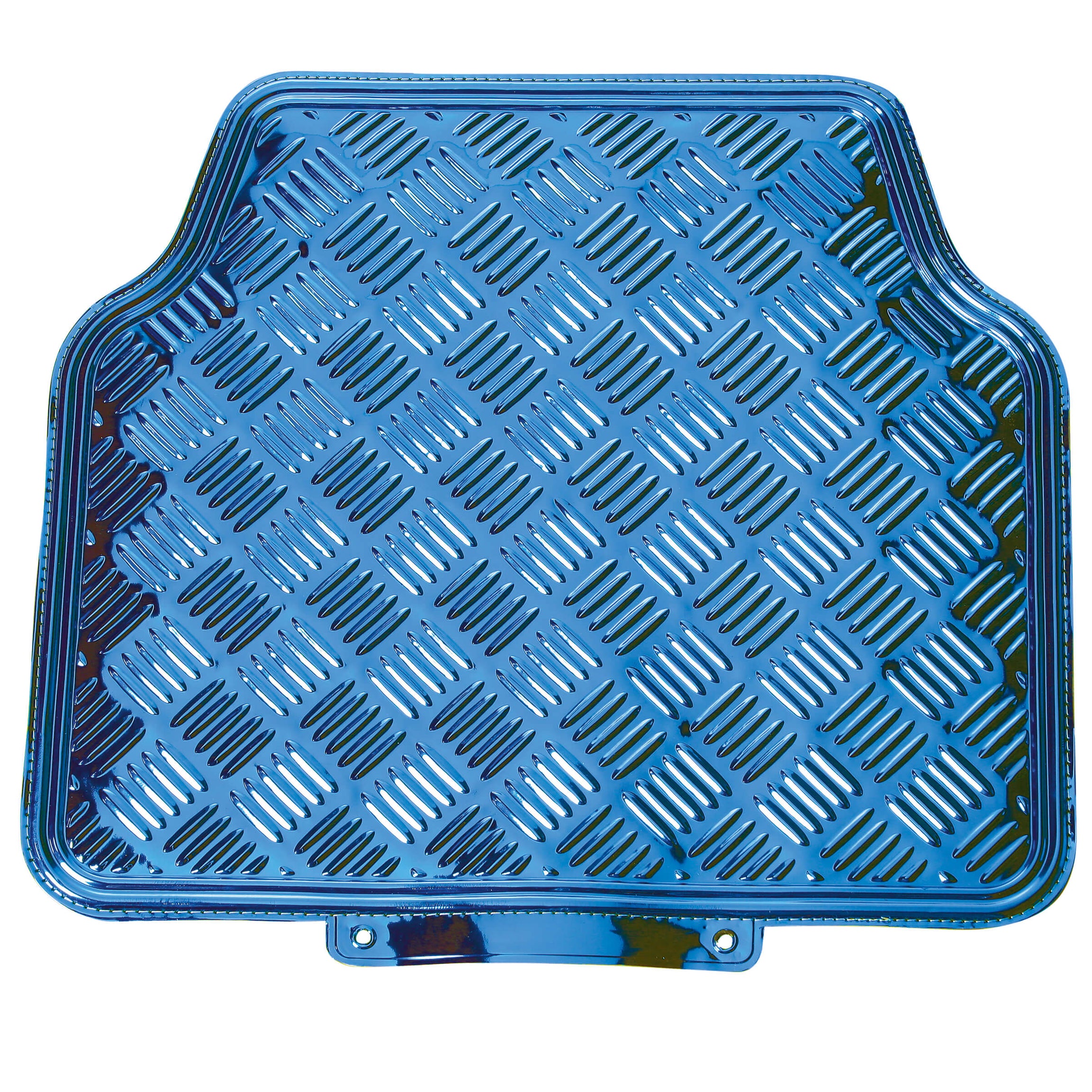 Tapete em PVC " Alumínio Azul "