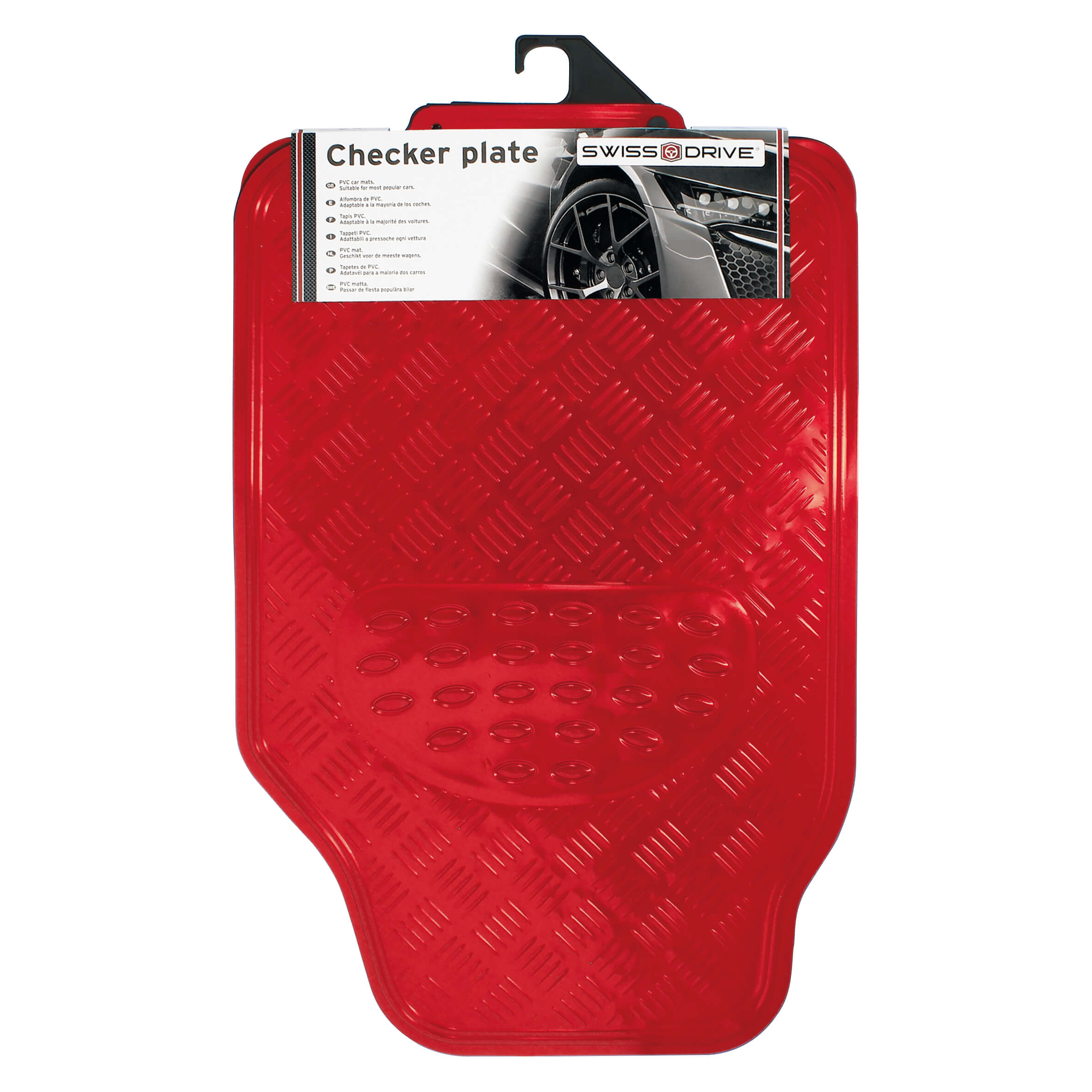 Tapete em PVC " Alumínio Vermelho "