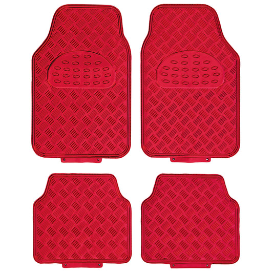 Tapete em PVC " Alumínio Vermelho "