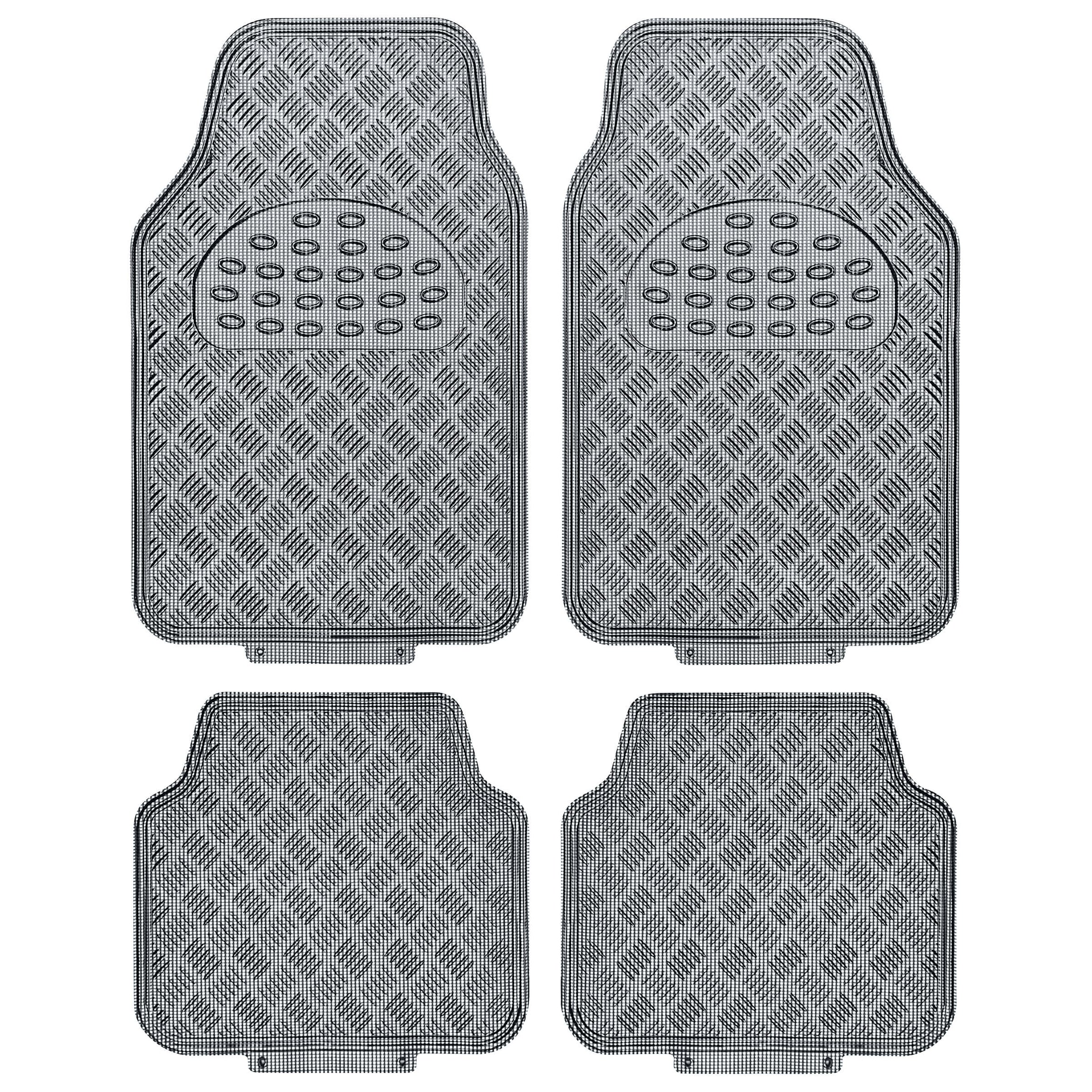 Tapete em PVC " Alumínio Carbon Cinza "