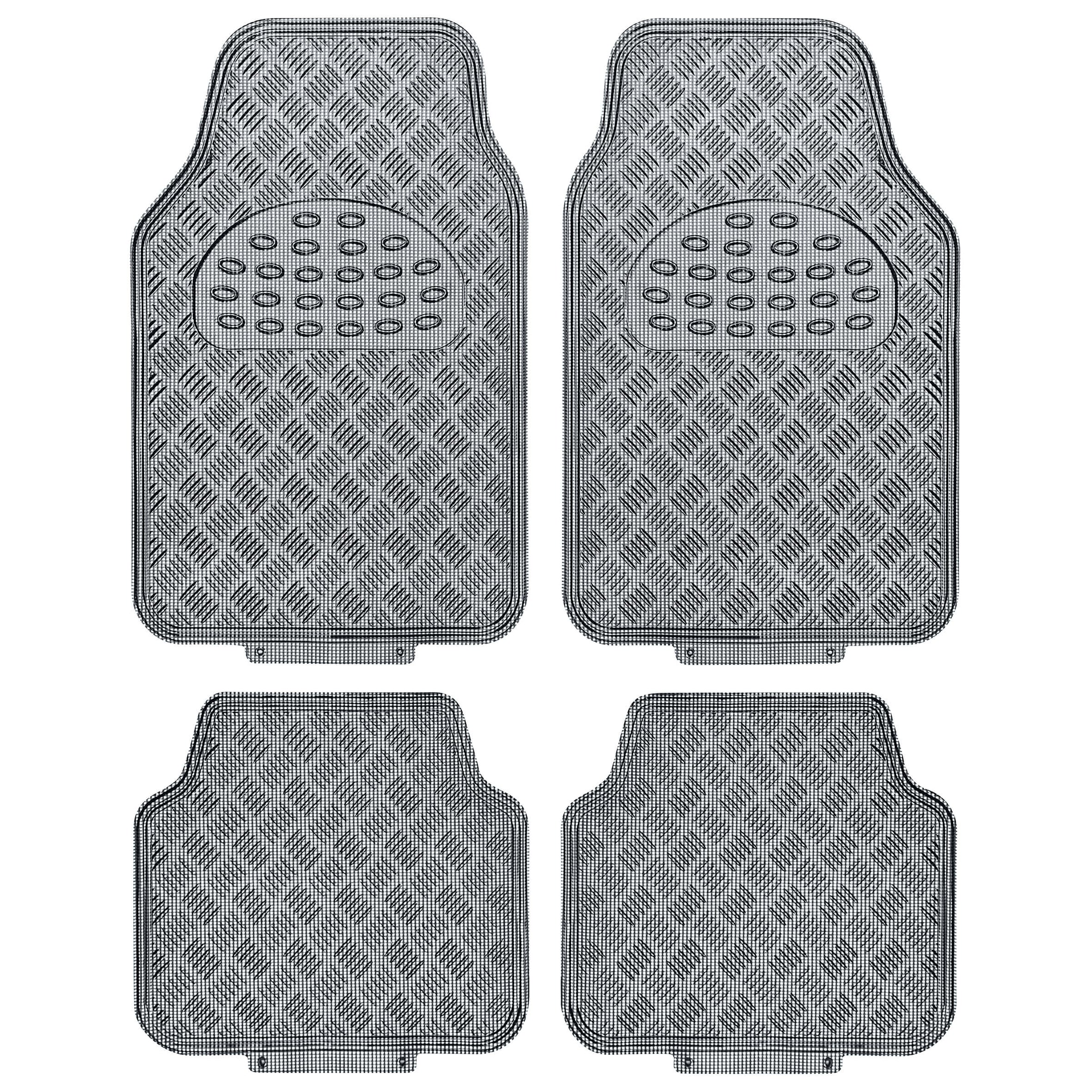 Tapete em PVC " Alumínio Carbon Cinza "