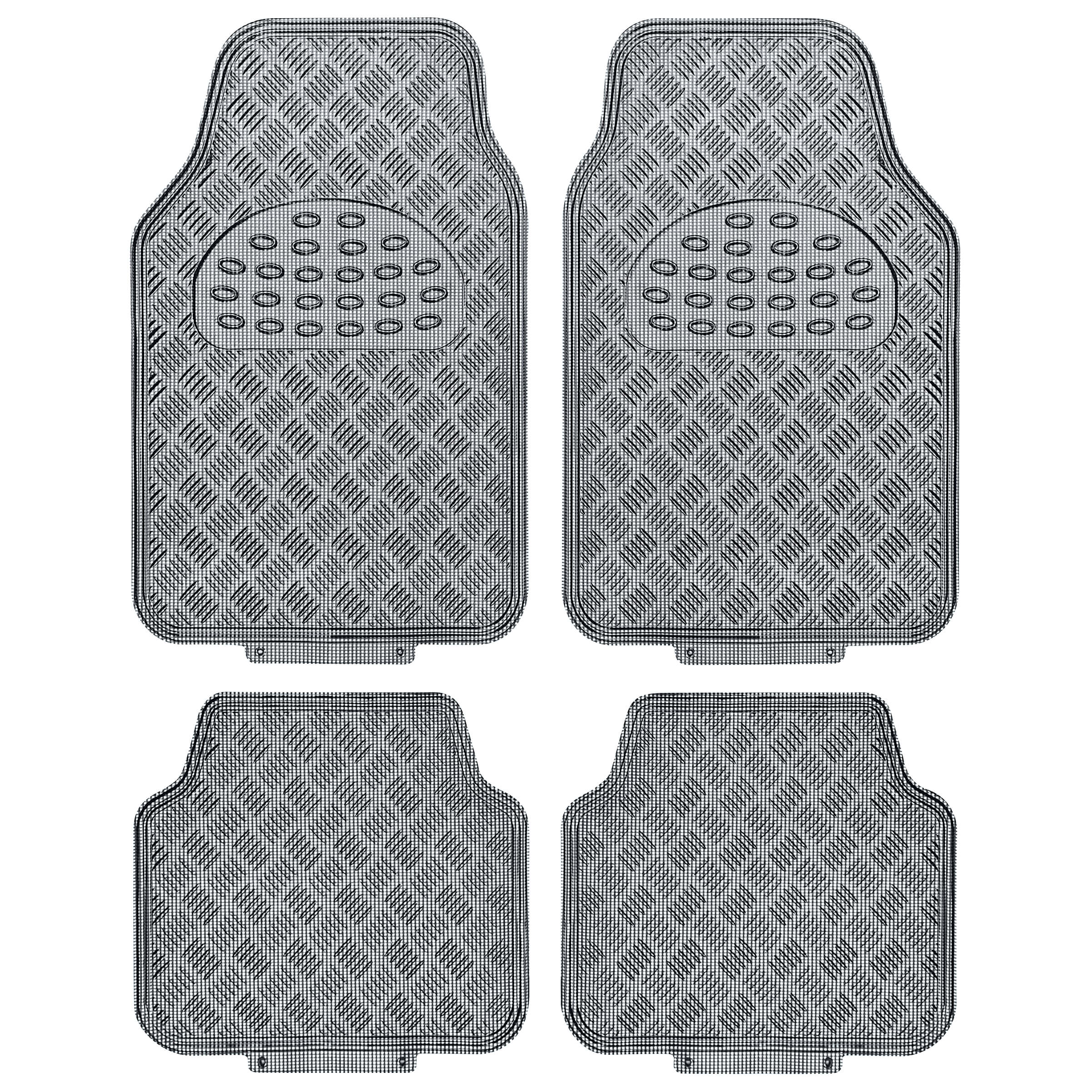 Tapete em PVC " Alumínio Carbon Cinza "