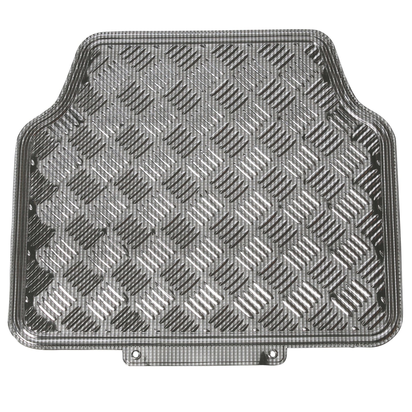 Tapete em PVC " Alumínio Carbon Cinza "