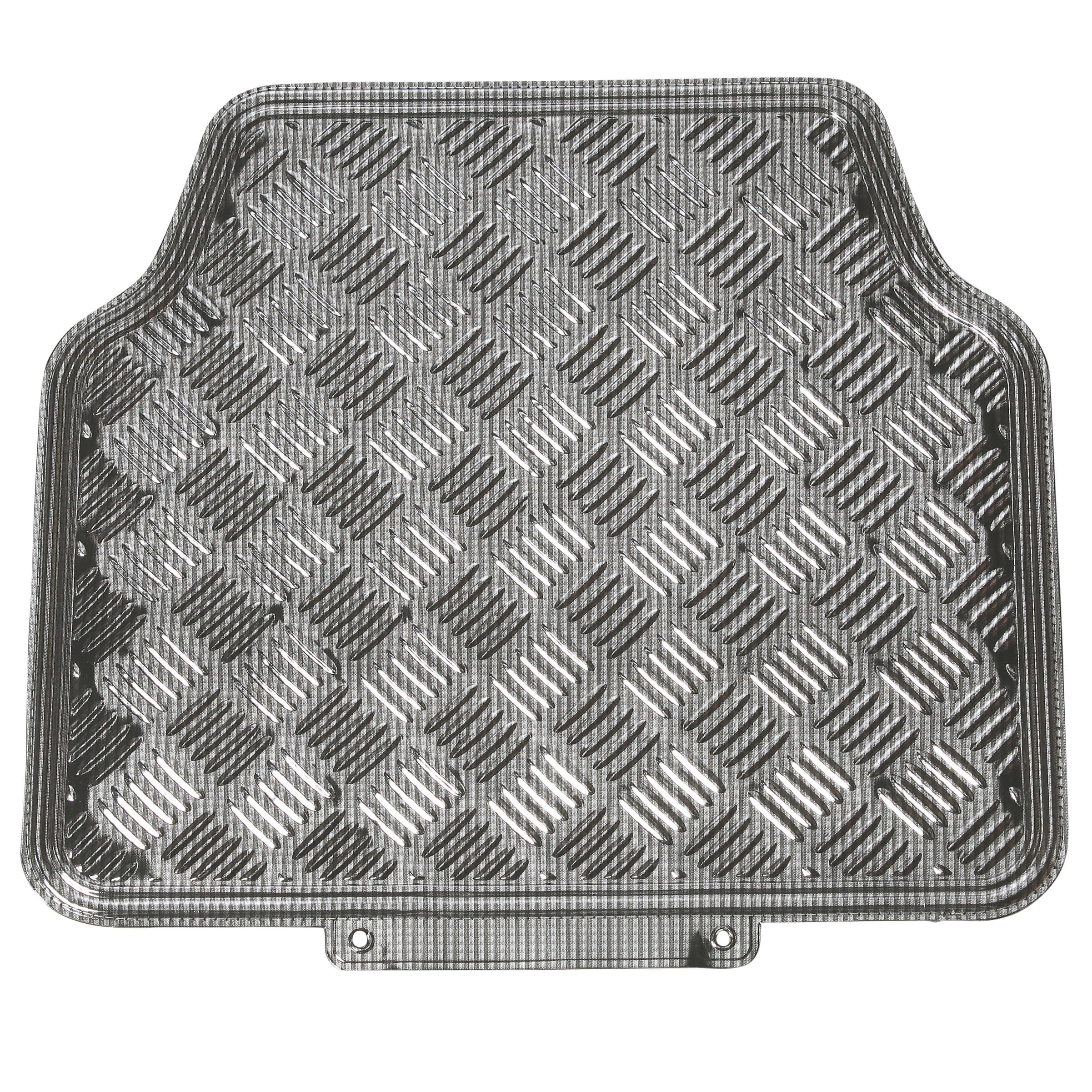 Tapete em PVC " Alumínio Carbon Cinza "