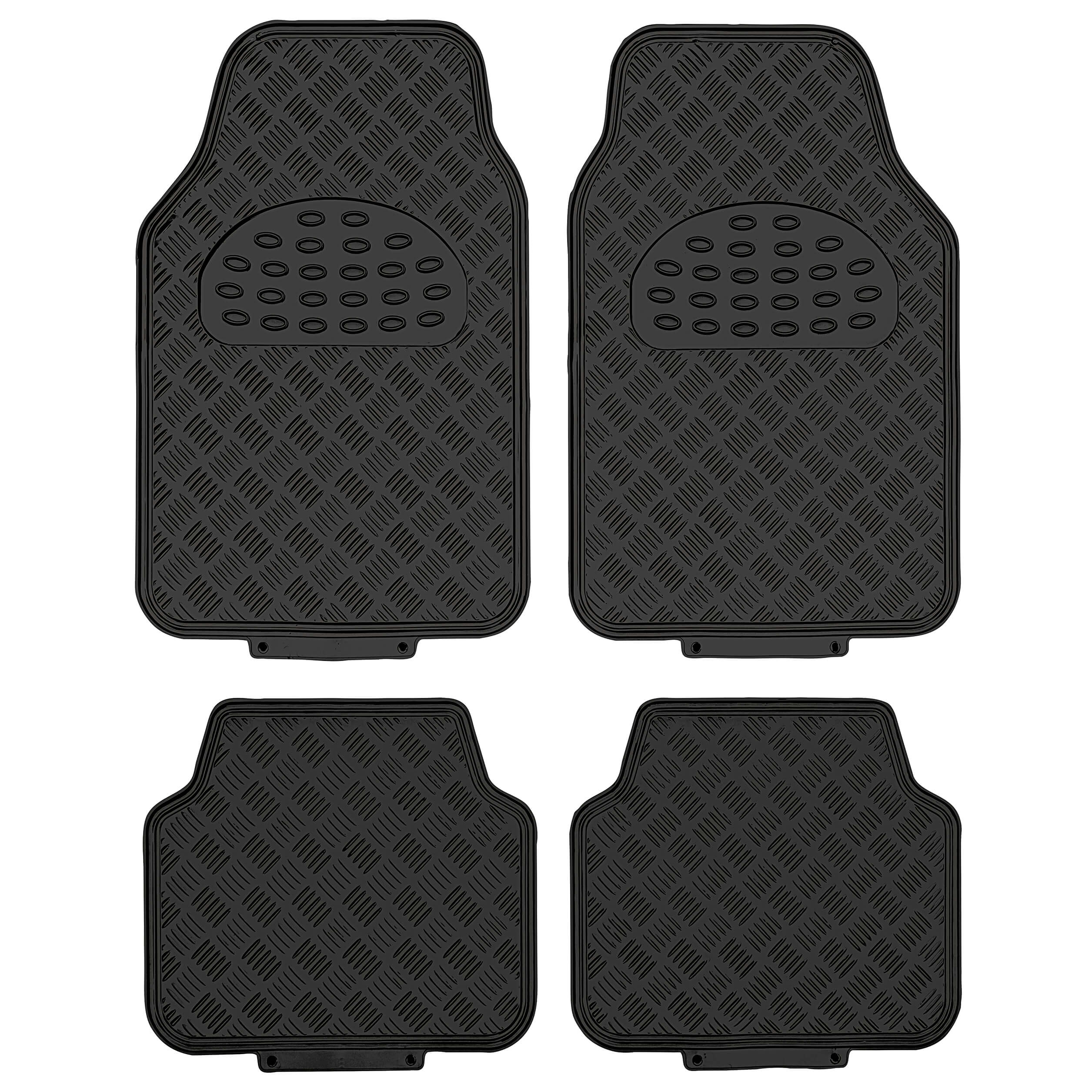 Tapete em PVC " Alumínio Preto "