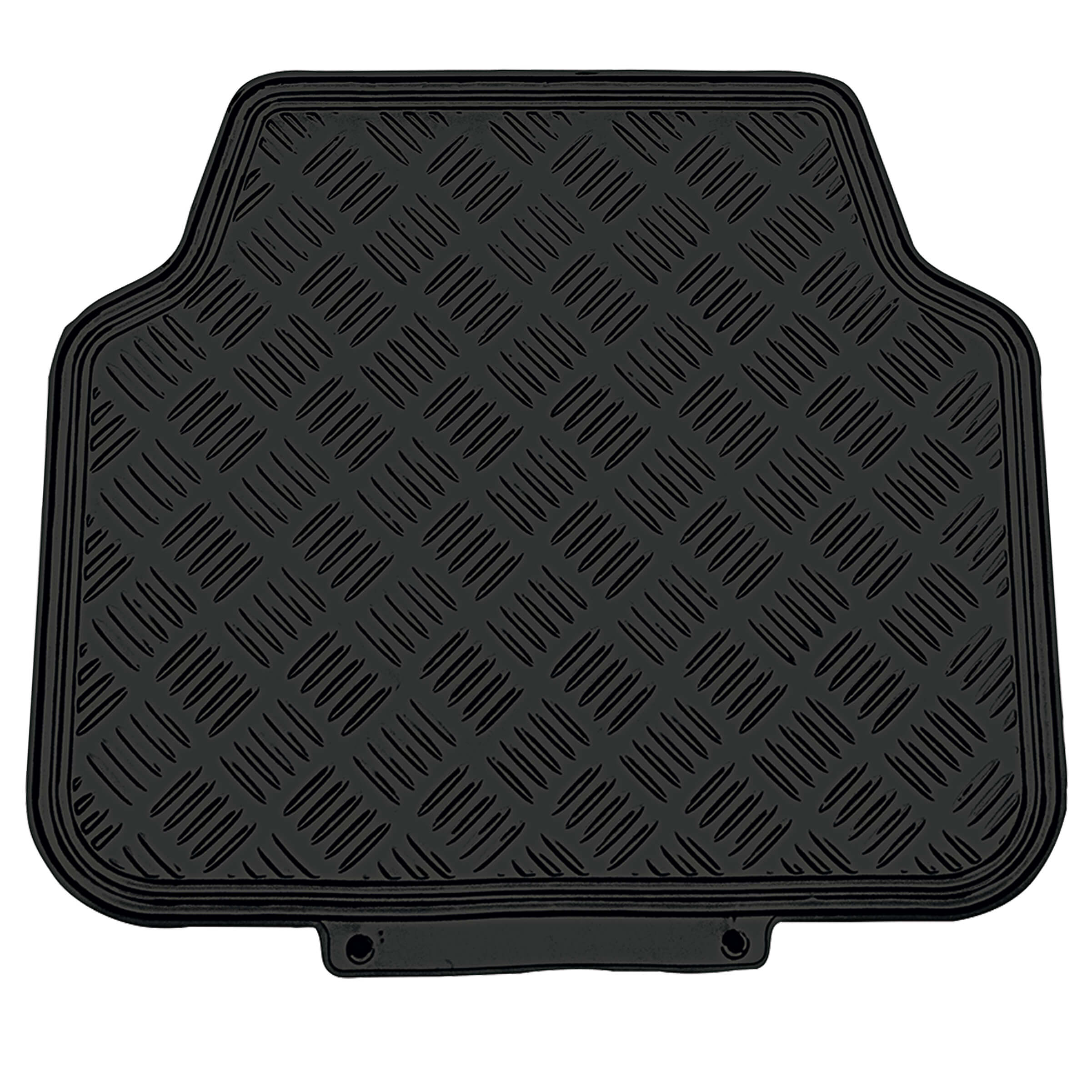 Tapete em PVC " Alumínio Preto "