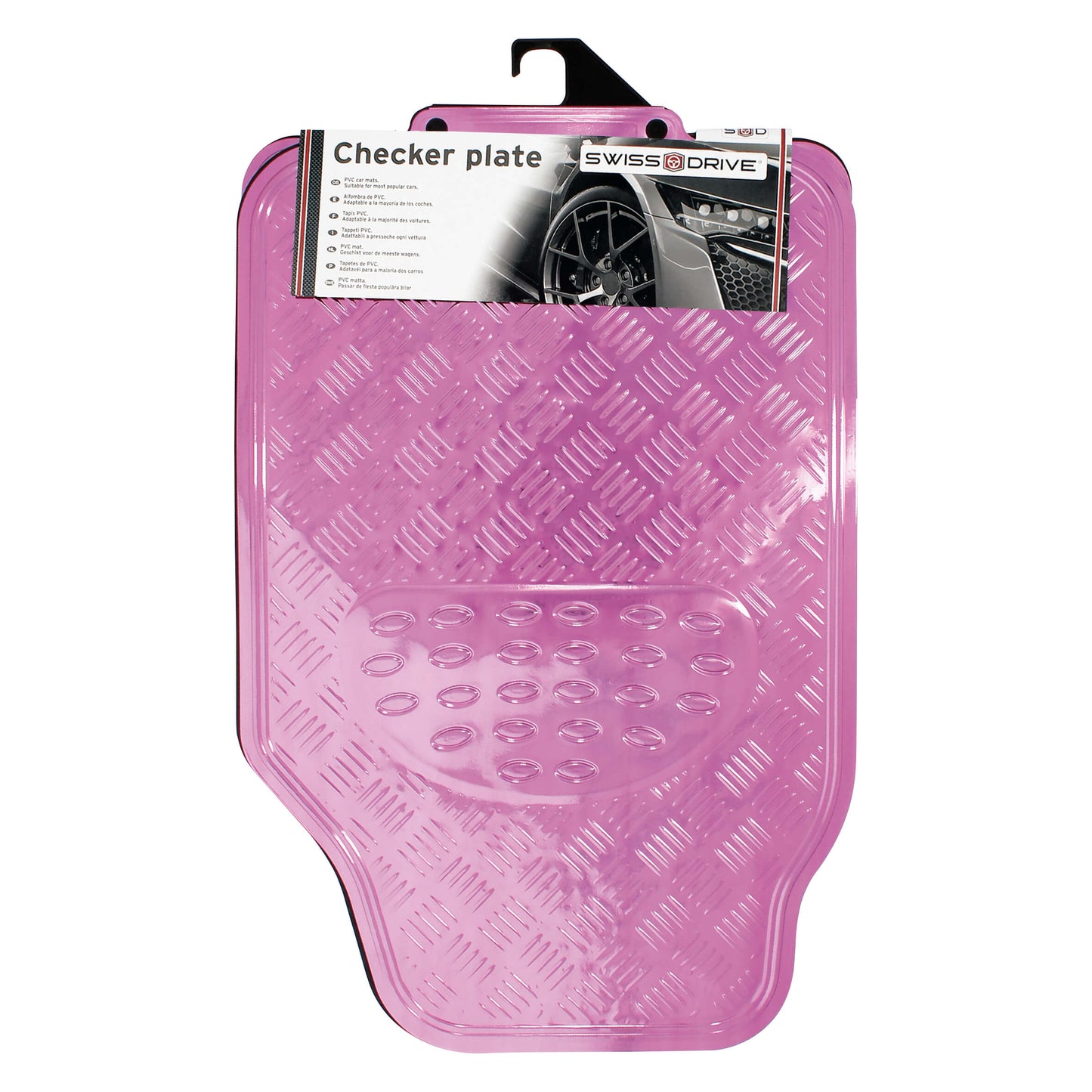 Tapetes em PVC " Alumínio Rosa "