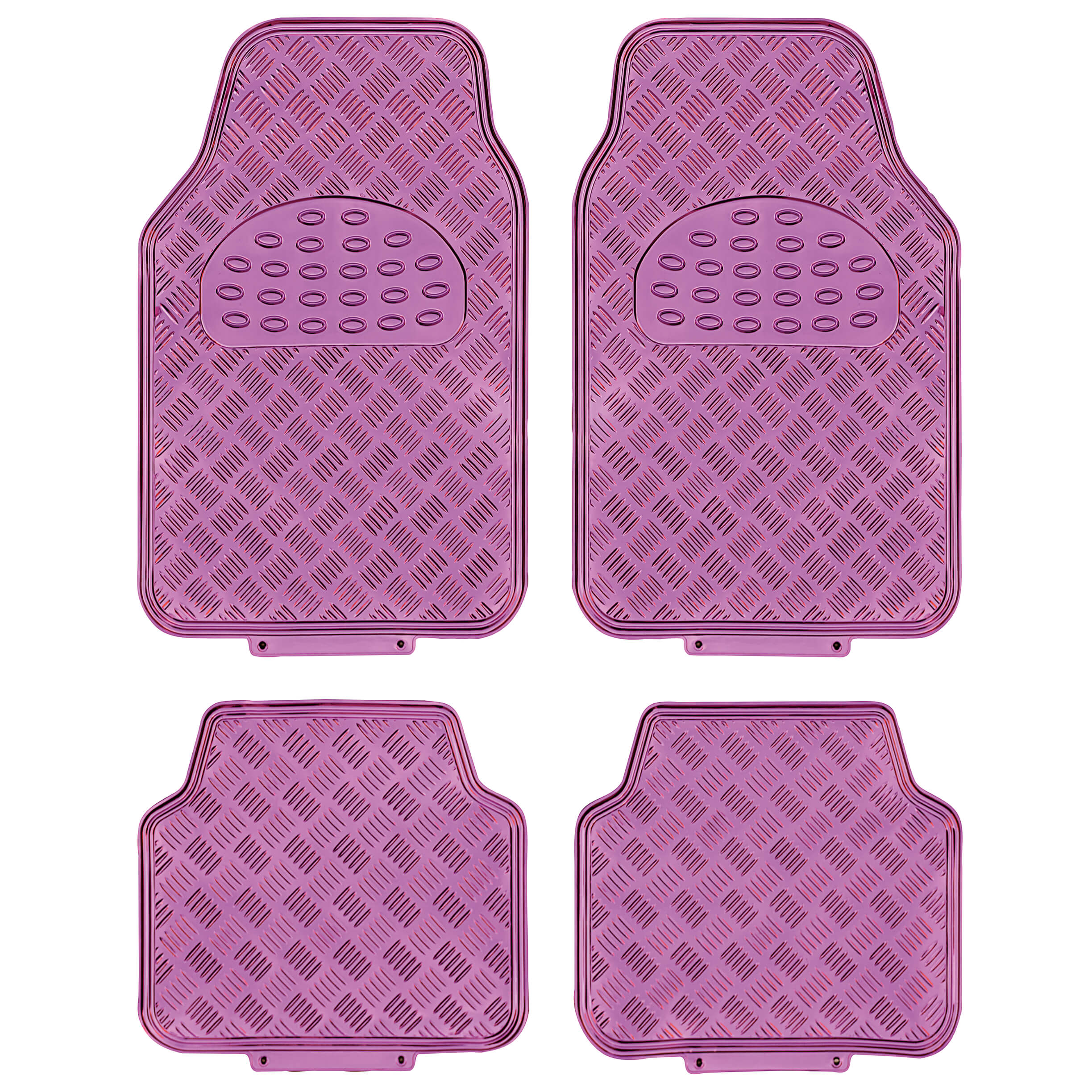 Tapetes em PVC " Alumínio Rosa "