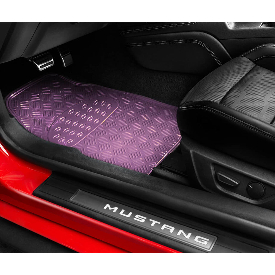 Tapetes em PVC " Alumínio Rosa "