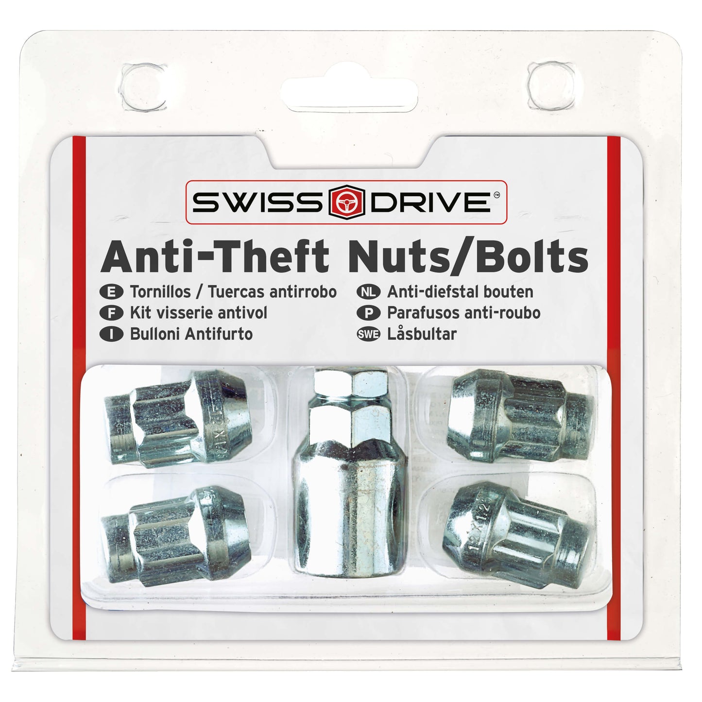 KIT Fêmea Anti- Roubo 12x 1.50   1 Chave