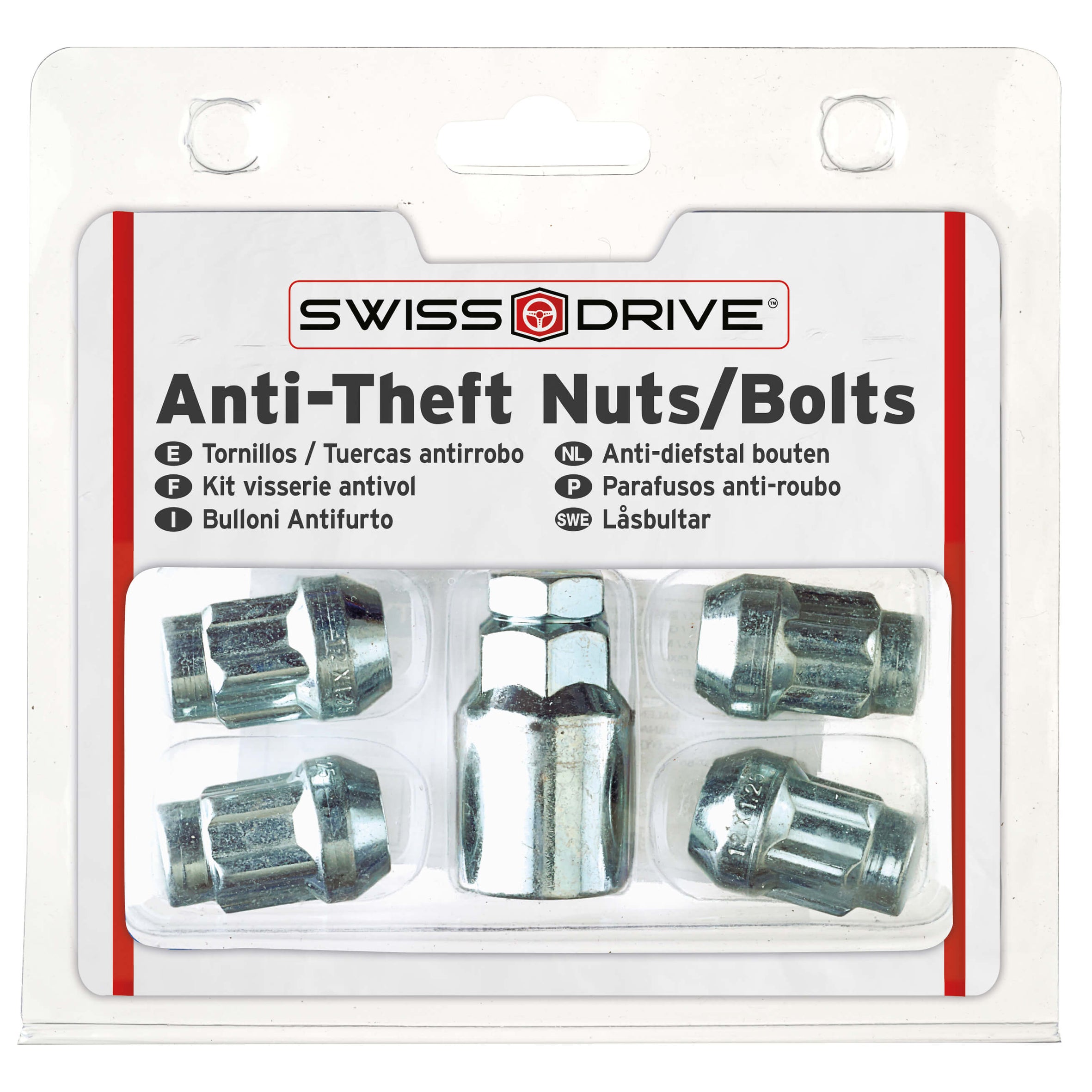 KIT Fêmea Anti- Roubo 12x 1.25 1 Chave