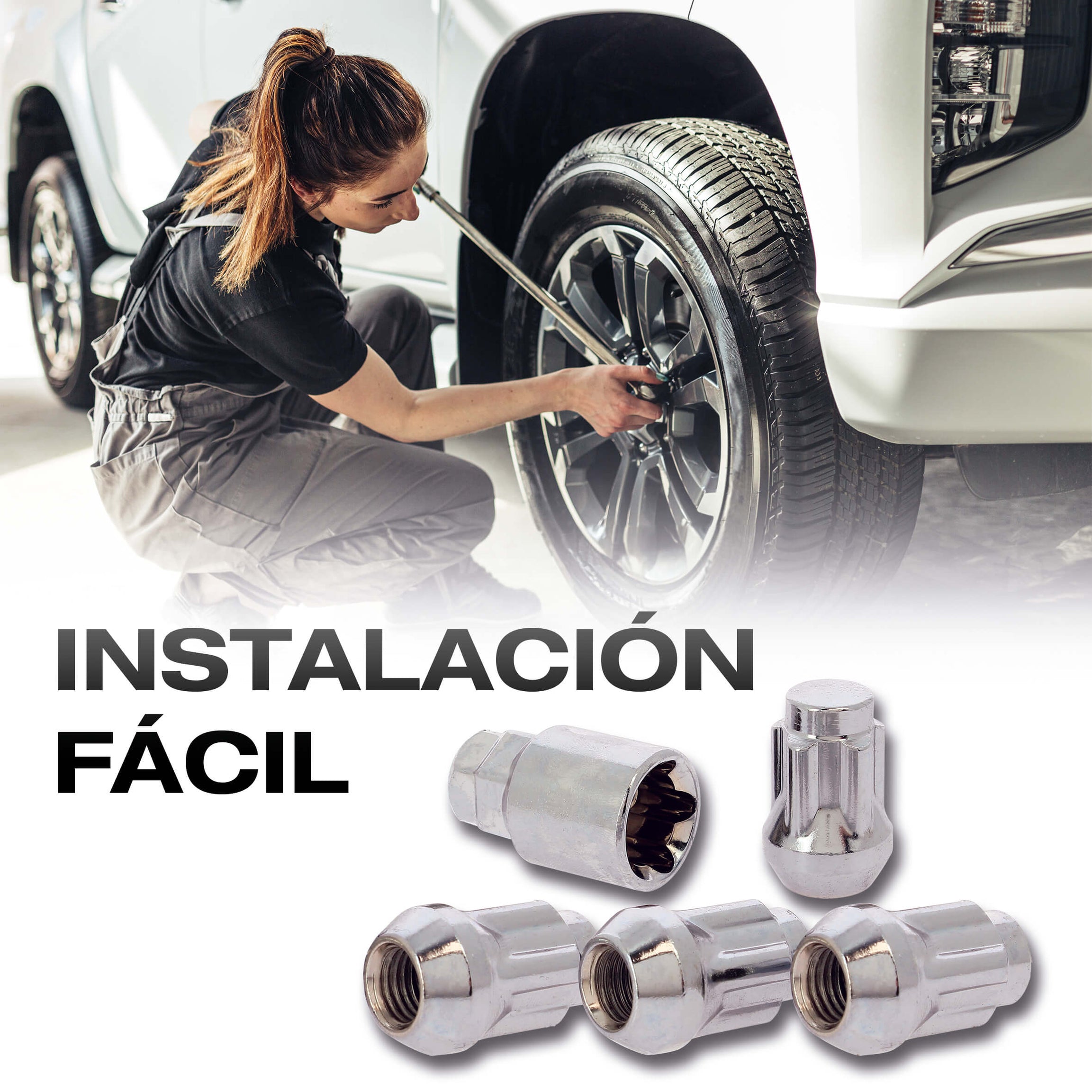 KIT Fêmea Anti- Roubo 12x 1.25 1 Chave