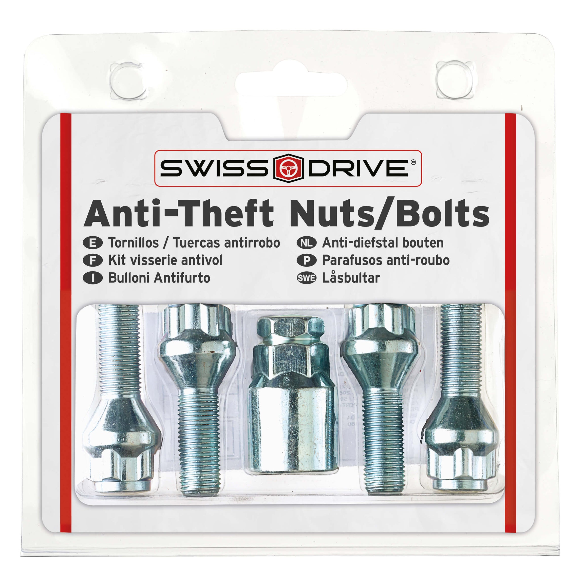 KIT Perno Anti- Roubo 12x 1.25 L28  1 Chave