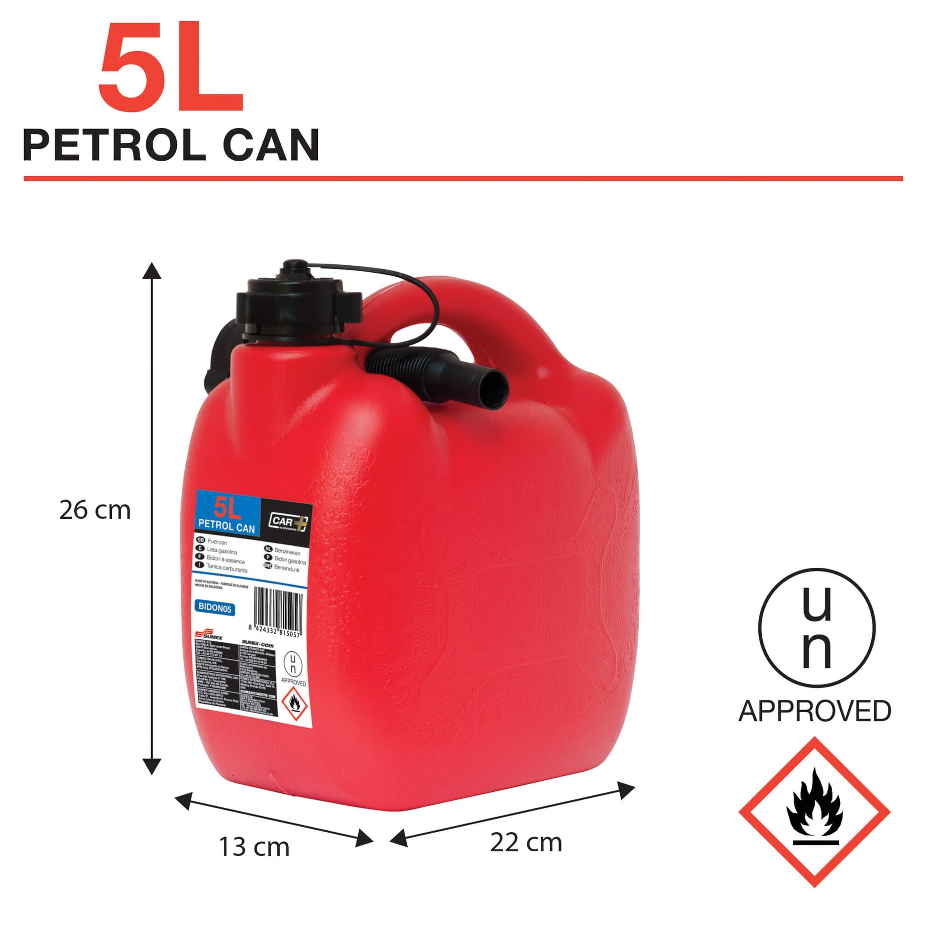 Bidão de Combustível 5L " Classic "
