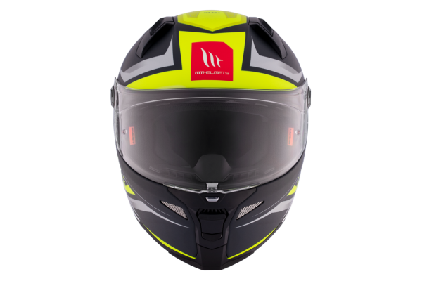 MT Helmets Revenge 2 S Hatax C3 Capacete Integral Amarelo Flúor Cinza Fosco