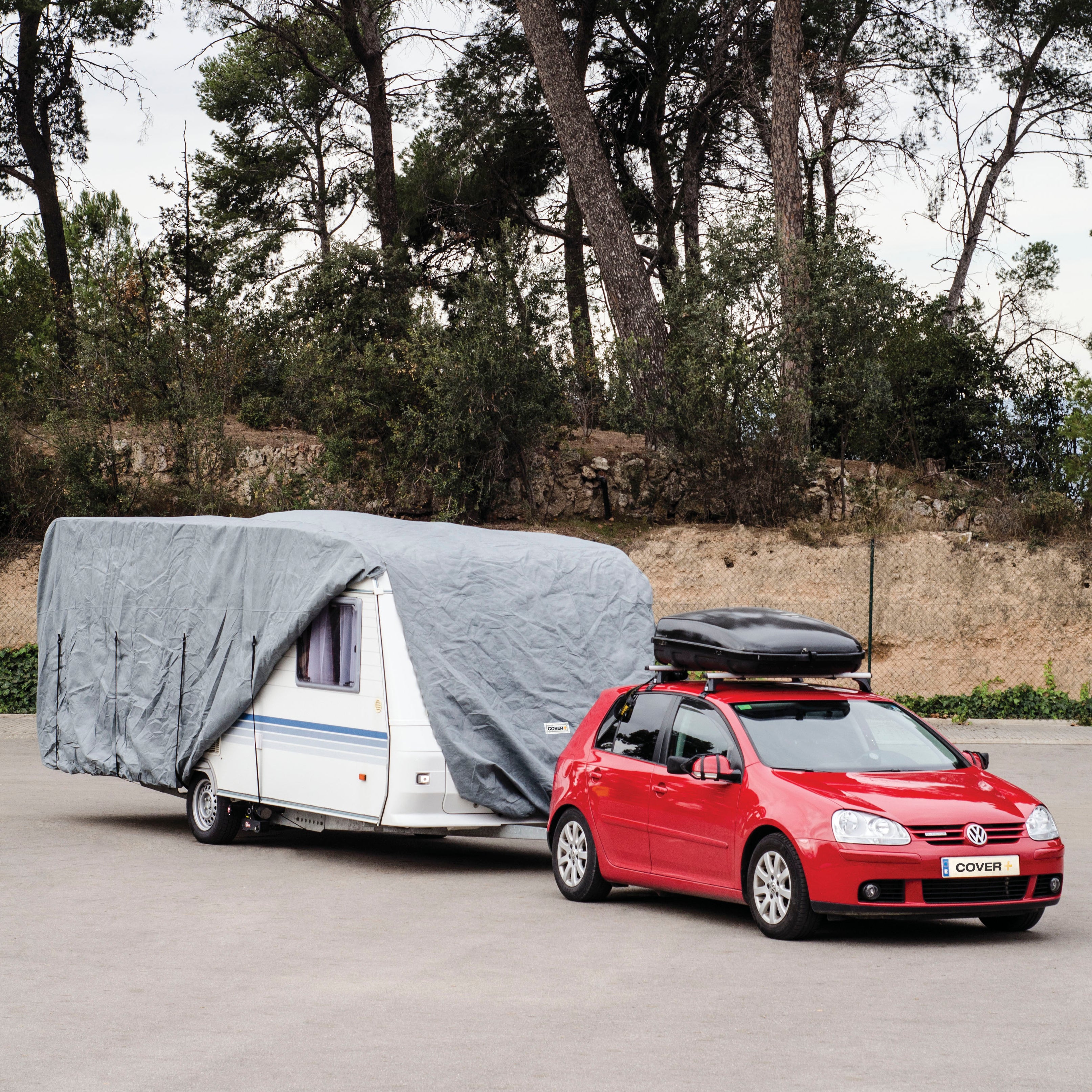 Cobertura para Caravana em PVC 3,7 - 4,3 m