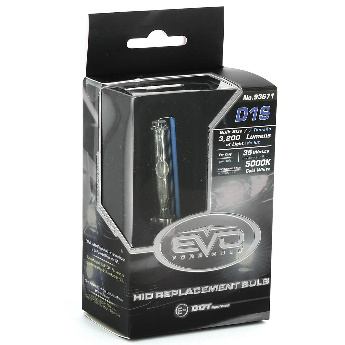 Lâmpada EVO Xénon D1S  35W 5000K 1 Peça