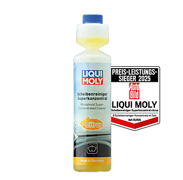 Limpa-vidros super­con­cen­trado citrus LIQUI MOLY 250ml