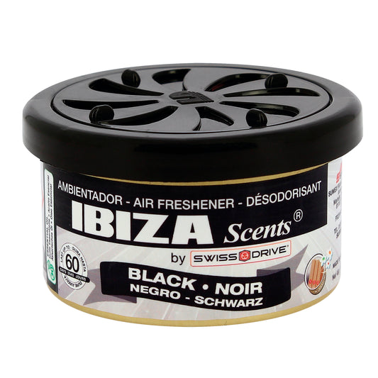 Ambientador " Ibiza Scents " em Lata Black  38 gr