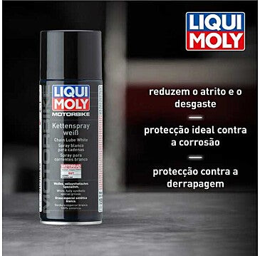 LIQUI MOLY Motorbike Spray para Correntes Branco 400ml