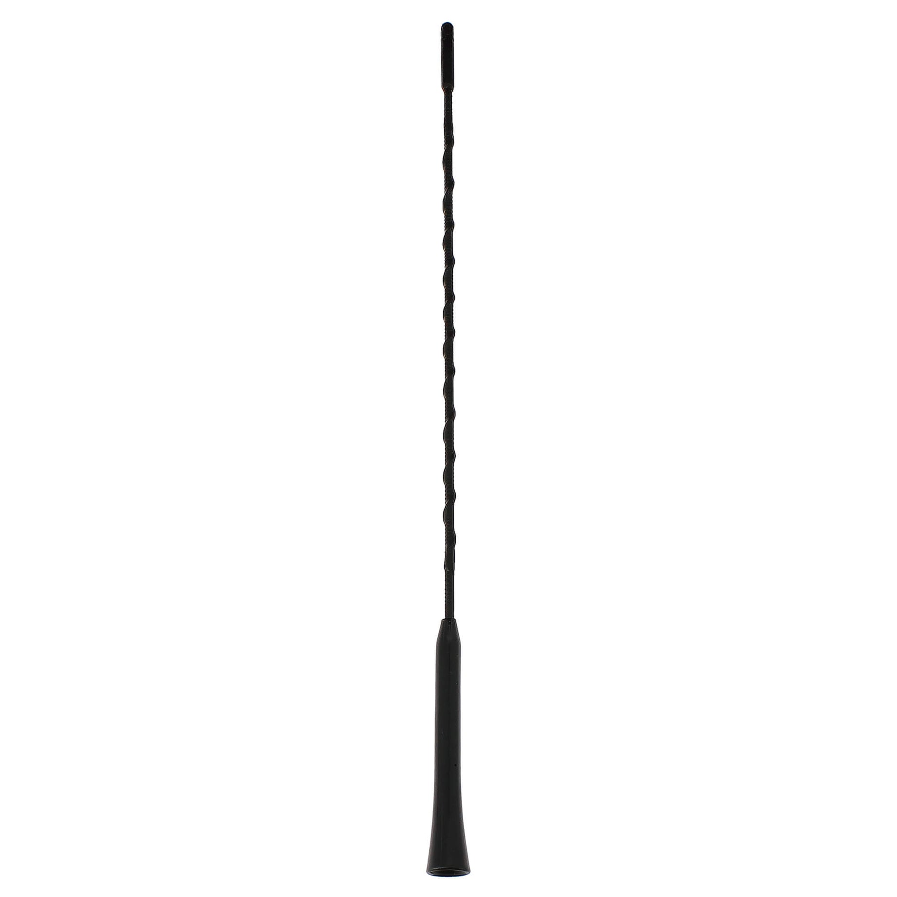 Antena Radio Universal 38cm negra com adaptador blister