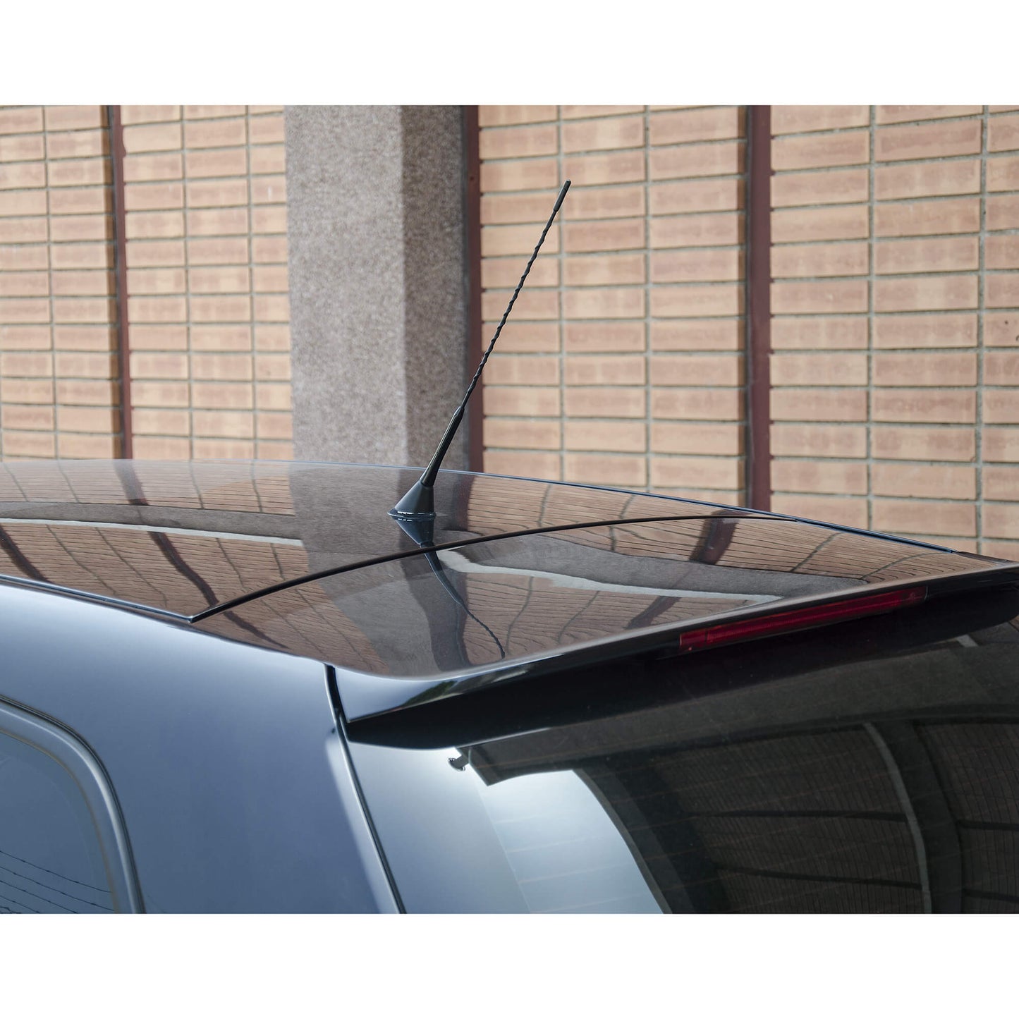 Antena Radio Automóvel Universal 38cm negra com adaptador blister